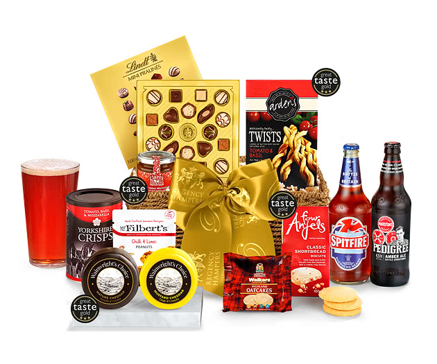 Valentine's Day Oxford Hamper With Real Ale